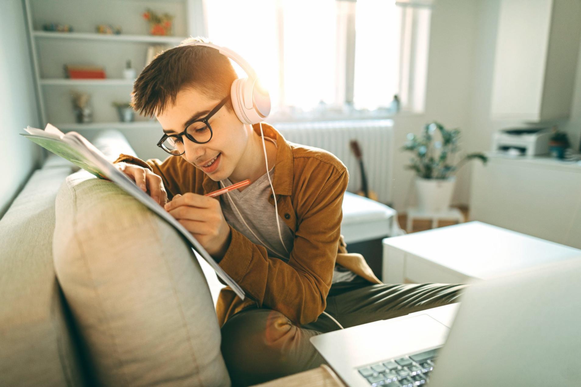 Espacio organizado para aprendizaje remoto efectivo